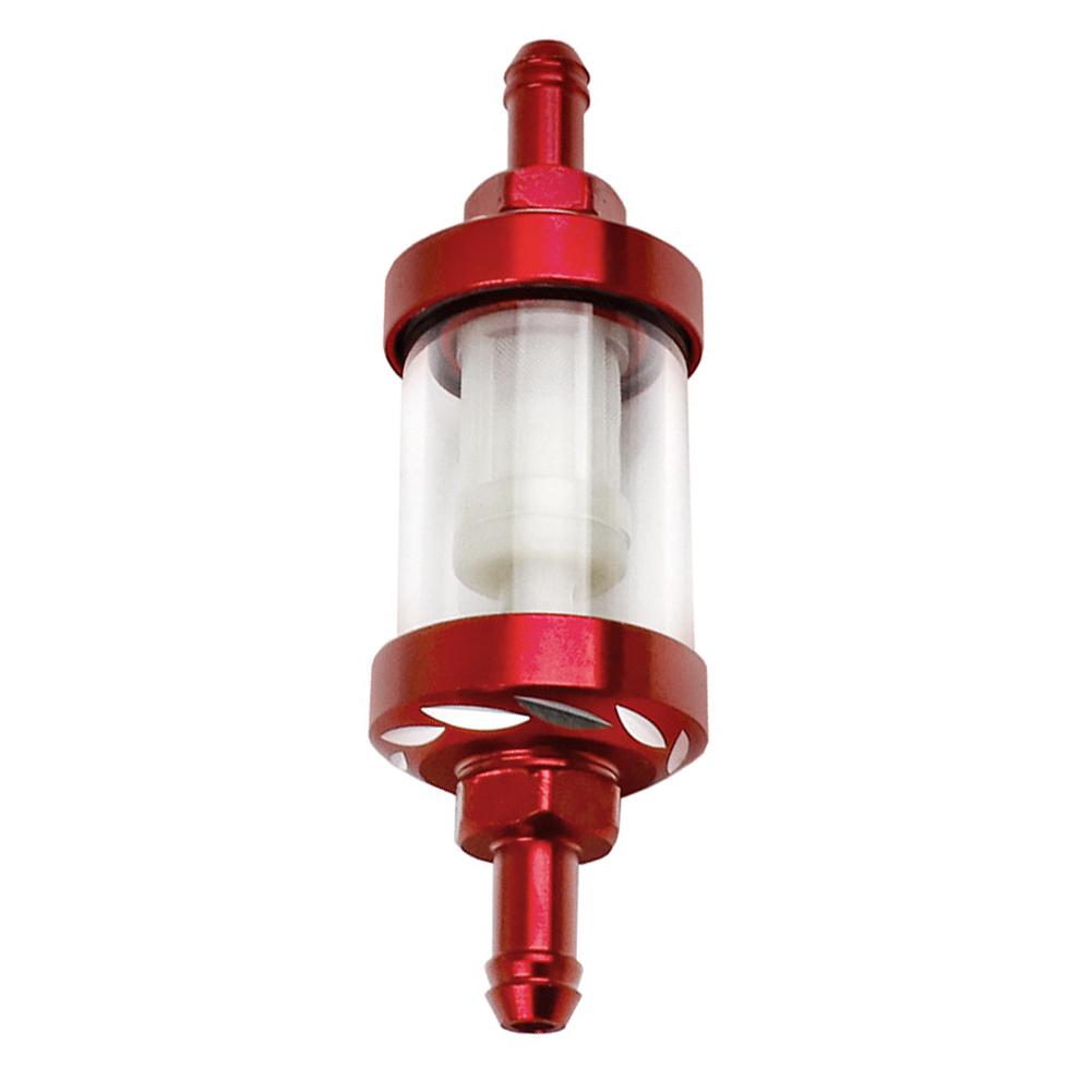 1 шт. 8 мм Алюминиевый сплав Стекло Мотоциклетный масляный фильтр Мотоциклетный топливный фильтр Модификационные аксессуары