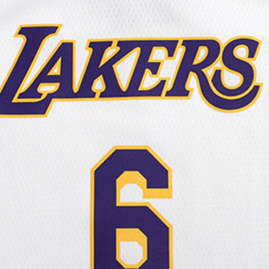 Nike Повседневный спортивный костюм Lakers Team James 6 Jersey Kids Sportswear Белый 3Z2B7BZ1P-LAK06