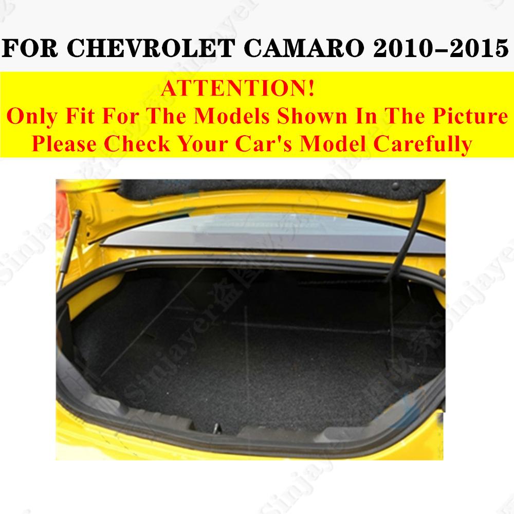 Sinjayer автомобильный коврик в багажник, всепогодный багажник, коврик для багажника, ковер с плоской боковой крышкой для багажника Chevrolet Camaro