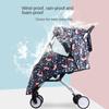 Oxford Cloth Stroller Rain Cover Wind Dust Shield Pushchairs Raincoat Infants Car Rain Cover