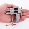 Mini Table Vise, Clamp Small Bench Vice New Upgraded 3.5" Miniature Jewelers Hobby Clamp On Table Bench Vise Tool for