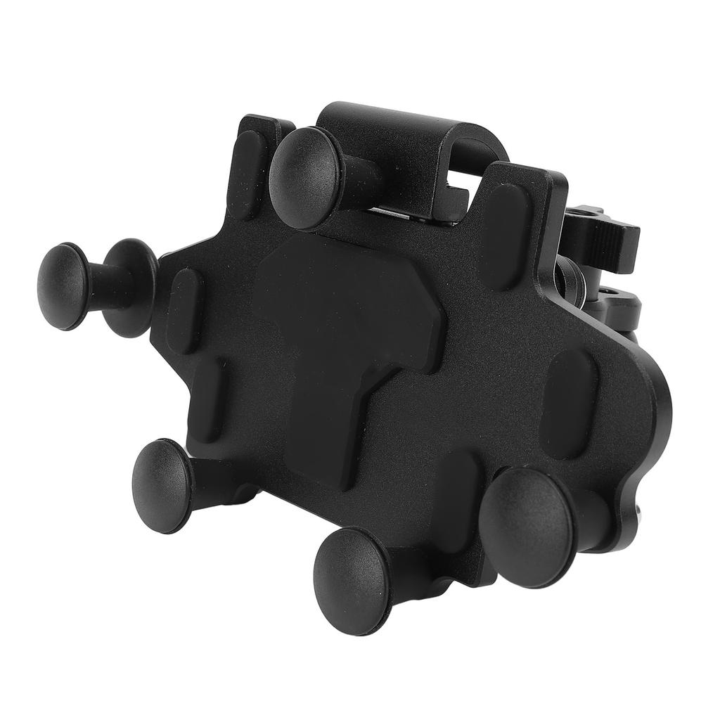 Motorcycle Phone Mount 5 Claw Rotatable Shock Absorbing Silicone Pads Motorcycle Handlebar Phone Holder