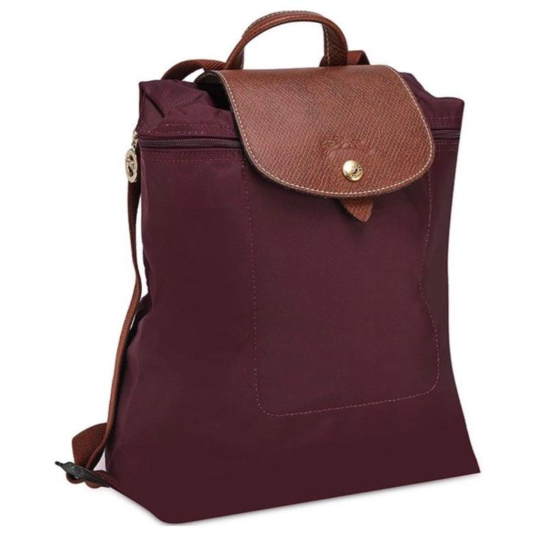 Longchamp Рюкзак Le Pliage из смесовой полиамидной переработанной канвы, средний, женский, бордовый