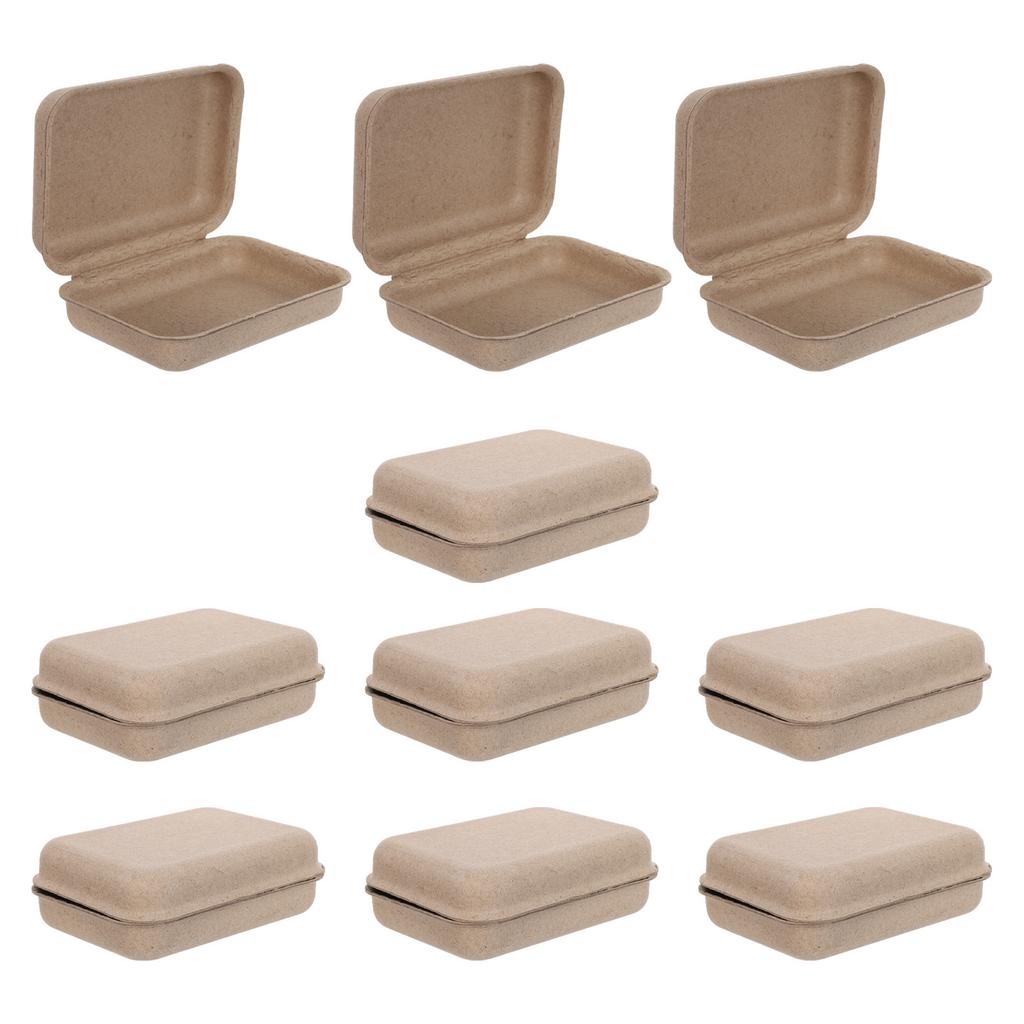 10Pcs Paper Soap Box Bar Soap Container Travel Holder Moisture Resistant Small Packaging Boxes Wedding Birthday Party Favor