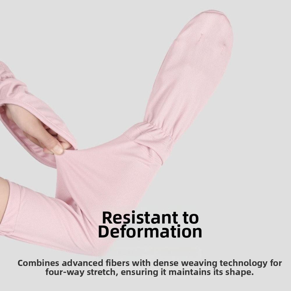 Breathable Sun Protection Sleeves Adjustable Cuff Cycling Arm Cover Ice Silk Sleeve Cycling