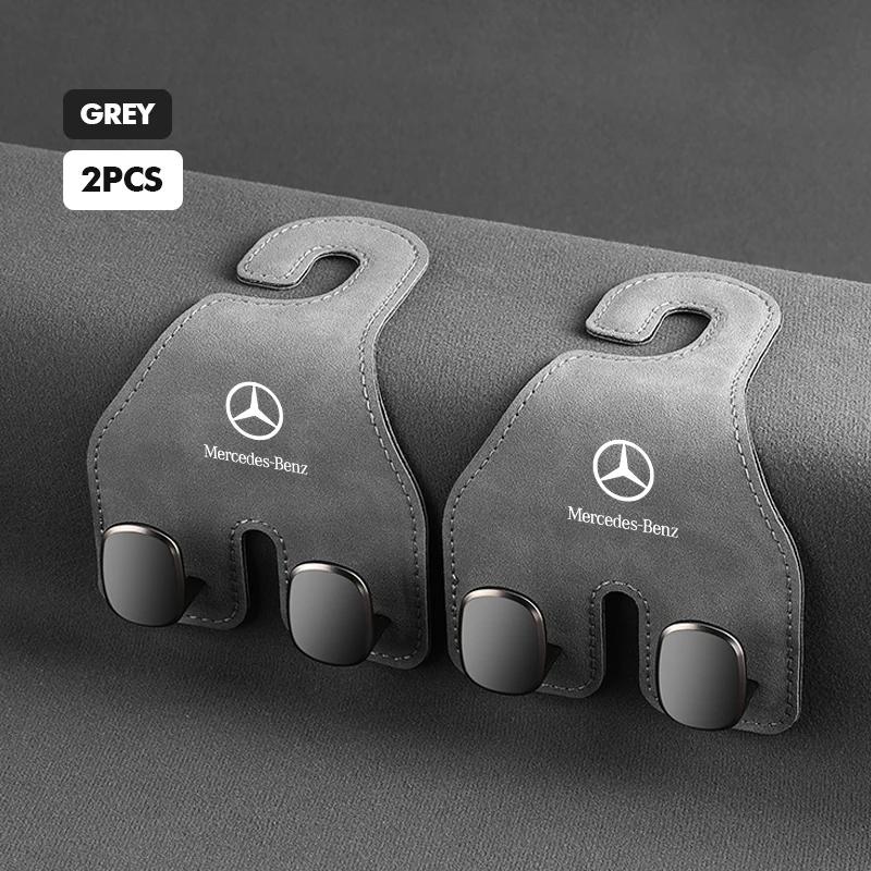 Car Rear Seat Back Hook Headrest Hanger Clip Storage Holder For Mercedes Benz AMG A C E S G Class W201 W210 W108 W204 W205 W203 FVWXY1