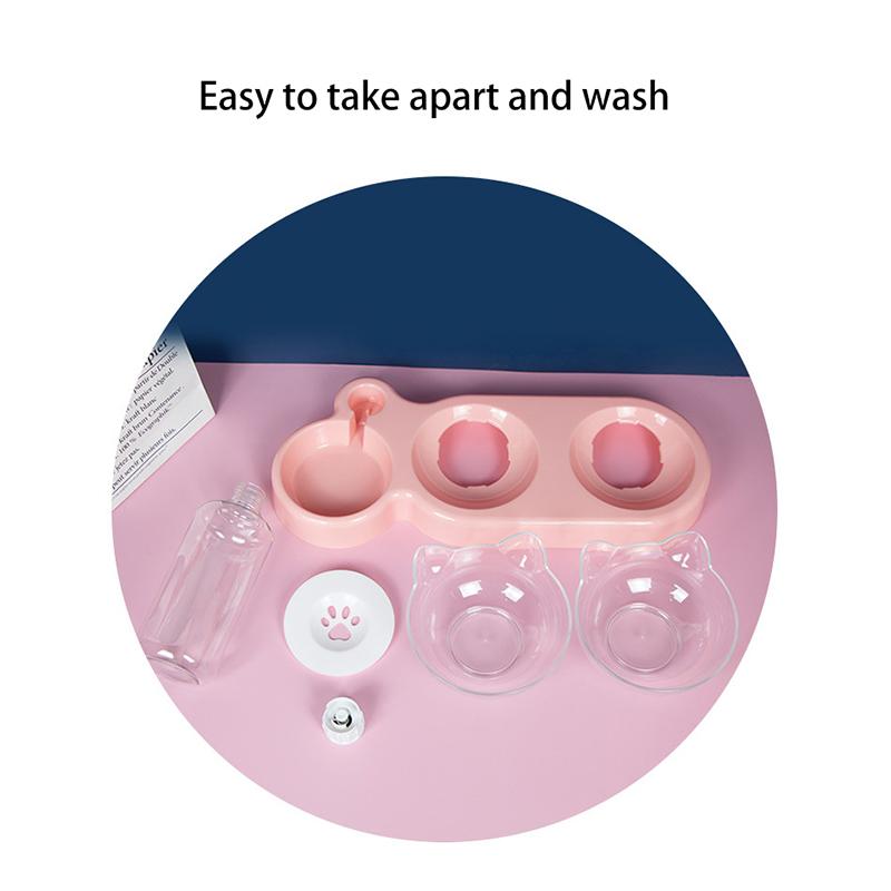 Набор с немокрым ртом для домашних животных, лук для кормления кошек, принадлежности для полива, бутылка для воды для домашних животных