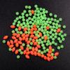 1000/3000PCS Wholesale Red Green Oval Soft Rubber Luminous Fishing Beads Glowing Sink Beads For Fishing Rigs Fishing Lure Tackle