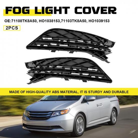 Right/Left Side Fog Light Trim Cover Bezel For 2014-2017 Honda Odyssey HO1039153