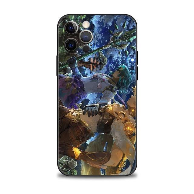 Чехол для телефона Apple Iphone 14 13 12 11 Pro Max 13 12 Mini Xs Max Xr X 7 8 6 6s Plus с рисунком Genshin Impact Aether Lumine