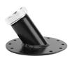 45 Degree Fuel Cell Filler Neck 45 Degree Fuel Cell Filler Neck with 12 Bolt Steel Base Aluminum  1.5in Inner Diameter