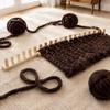 5pcs Adjustable Size Knitting Blanket Loom Long Wood Loom Blanket Making Kit  DIY Crafts