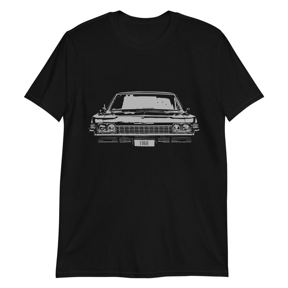 1968 Chevy Impala Antique Classic Car Short Sleeve Unisex T-Shirt