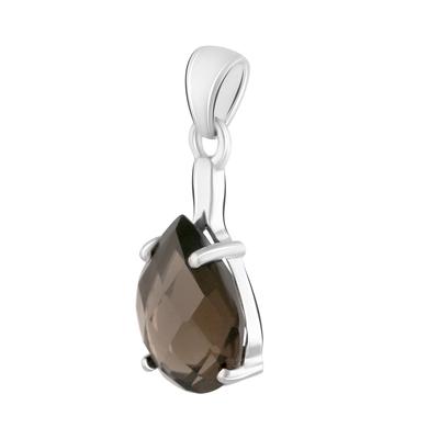 Серебряная подвеска с раухтопазом (дымчатым кварцем) 2.85ct (2121152)