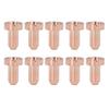 10Pcs 9 8211 Nozzle 60A Brass Plasma Cutting Torch Nozzle Replacement for SL60 SL100