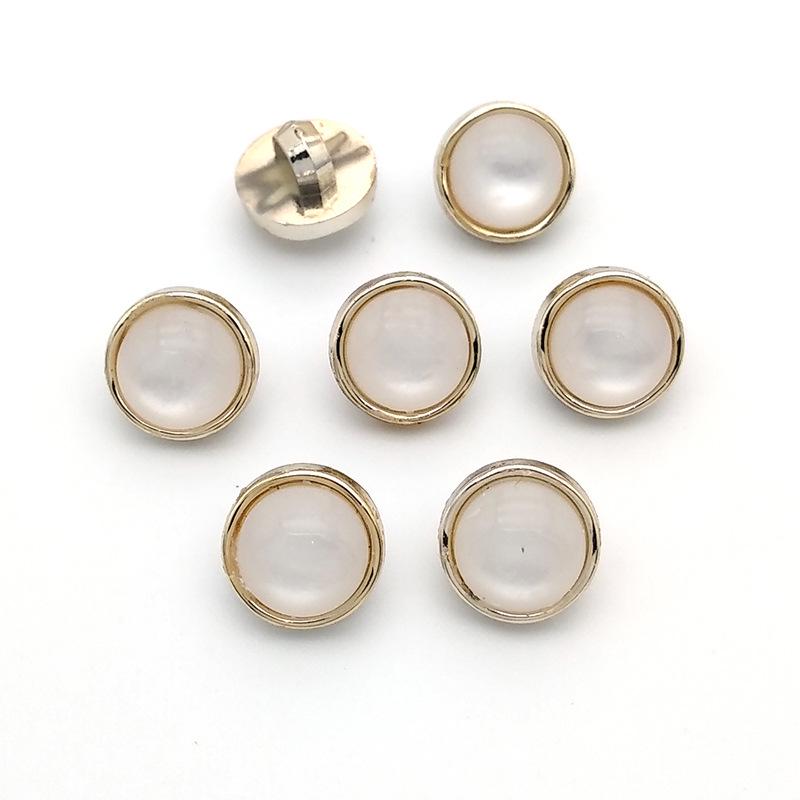 Женские ароматные круглые жемчужные декоративные пуговицы - пластиковые пуговицы для рубашки, пришитые вручную