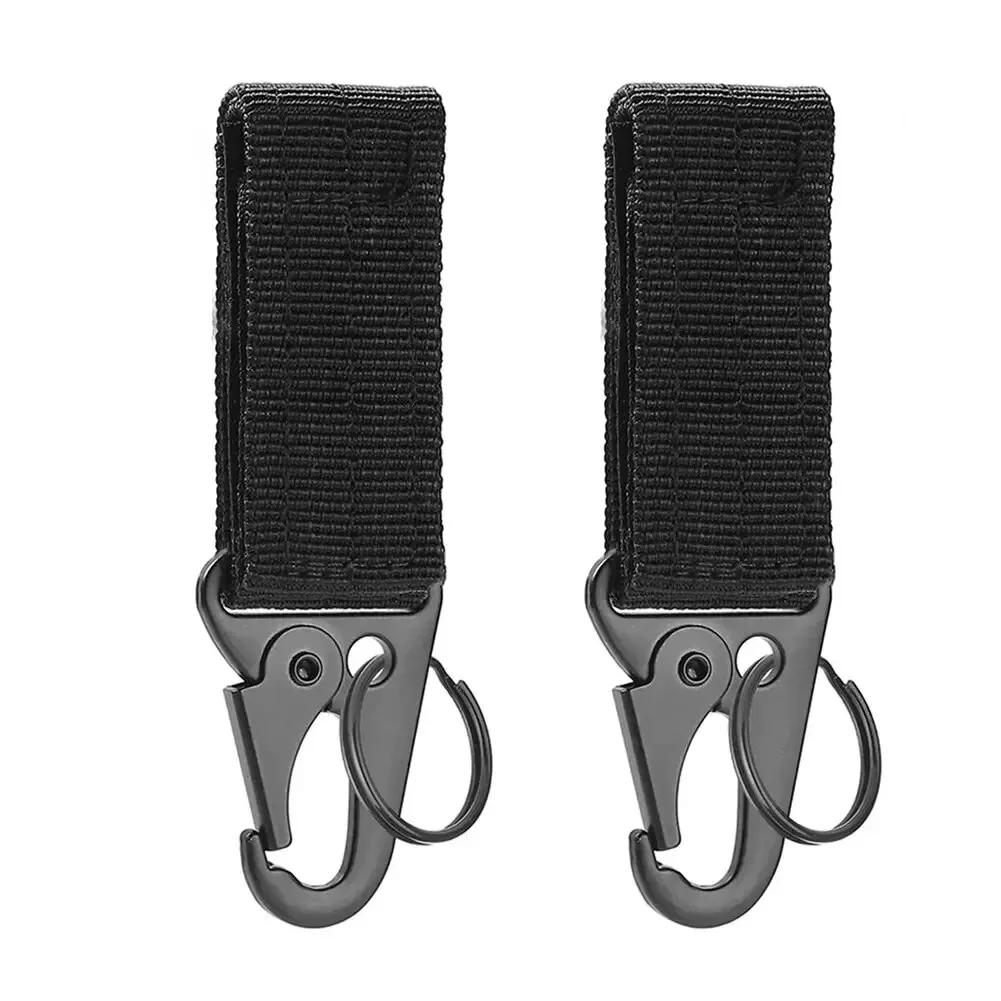 Tactical Hook And Loop, Mountaineering Hook And Loop Key Bag Accessory Nylon Mesh Hook And Loop Strap, Triangle Keychain For Out