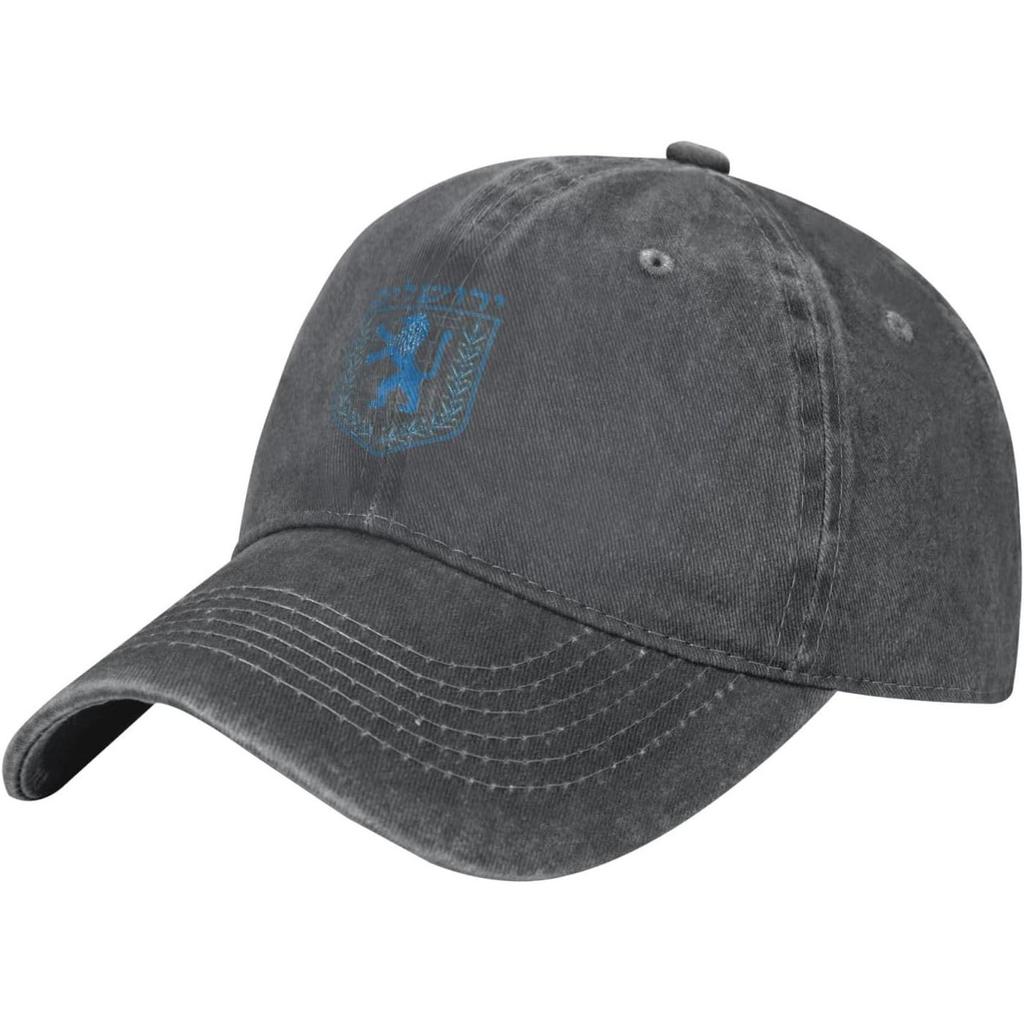 Jerusalem Lion Emblem Washed Baseball Cap Cotton Adjustable Low Profile Casual Dad Hat
