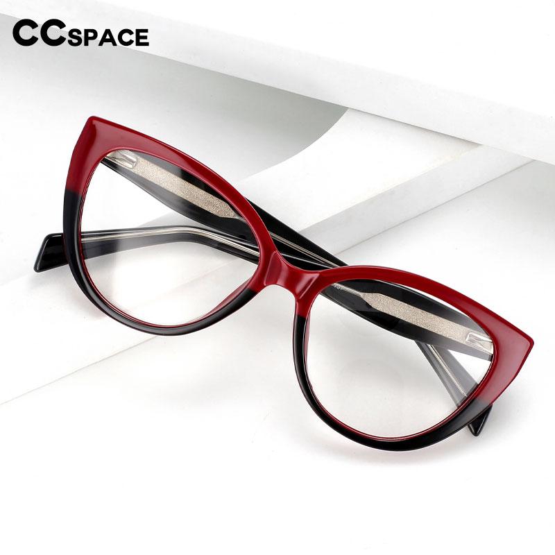 54472 Fashion Tr90 Anti Blue Light Blocking Cat Eye Glasses Frame Women Luxury Designer Retro Eyeglasses for Ladies