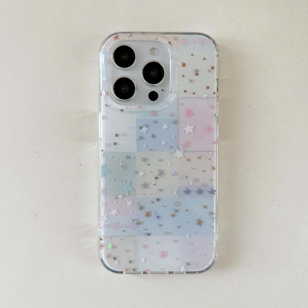 Блестящая звезда из блесток IMD чехол-браслет задняя крышка для iphone 15 13 pro max 14 16 promax мультяшный чехол для телефона conque