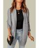Azura Exchange Open Front Knit Cardigan