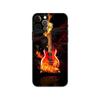 Guitar Strings Music Guitares Instrument Phone Case for Iphone 2020se 6 6s 7 8 Plus X 10 XR XS 11 12 13 Mini Pro MAX Black Tpu