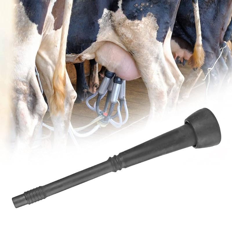 4Pieces Milking Machine Accessories Soft Rubber Liners for Dairy Farm Easy to Clean and Install Cow Milking Supply