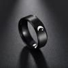 Sale Stainless Steel Fashion Sun Totem Black Ring For Men Women Coulple 8mm Unisex Full Size Cartoon Ring Jewelry Cool Gifts