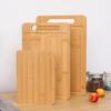 Bamboo Cutting Board Thickened Double-Sided Chopping Board for Meat And Vegetables Kitchen Chopping Panel with Vertical Storage Anti-Mildew