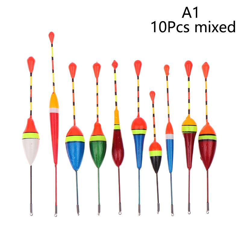 Набор рыболовных поплавков 1/5/10 шт. - Разный размер и цвет, пенопластовый поплавок-поплавок - Рыболовные аксессуары, снасти