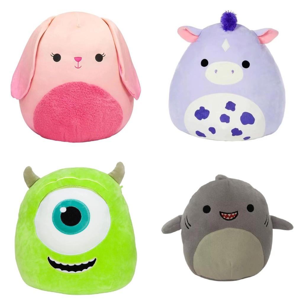 Плюшевая игрушка Squishmallows Кот-Акула Кролик С наполнителем из ПП хлопка Для детей и коллекционеров