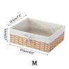 Woven Storage Baskets Organizers Kitchen Sundries Storage Baskets Cosmetics Snack Storage Box Desktop Organizer Container