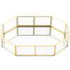 Vintage Makeup Jewelry Organizer Mirrored Glass Tray Home Decorative (Small Size)
