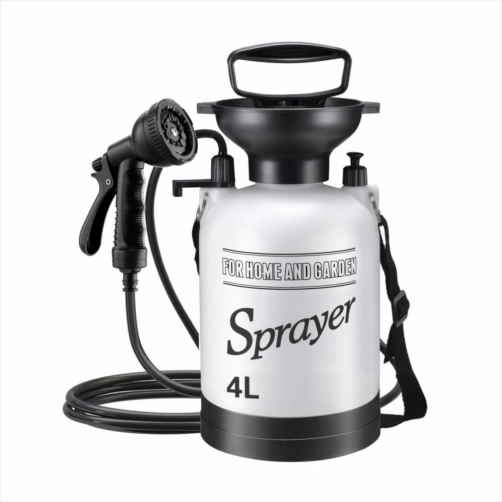 Cargill 5L Portable Outdoor Camping Shower, Surfing Rinse Kit, Beach Manual Pump Shower