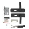Door Handle Lock Manganese Steel Silent Bearing Universal Door Lever Lock Set with Keys for Home