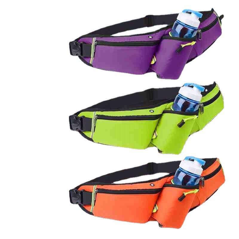 Waterproof Lightweight Running Waist Pack Men Women With Bottle Holder Outdoor Sports Belt Bag Marathon Gym Hiking