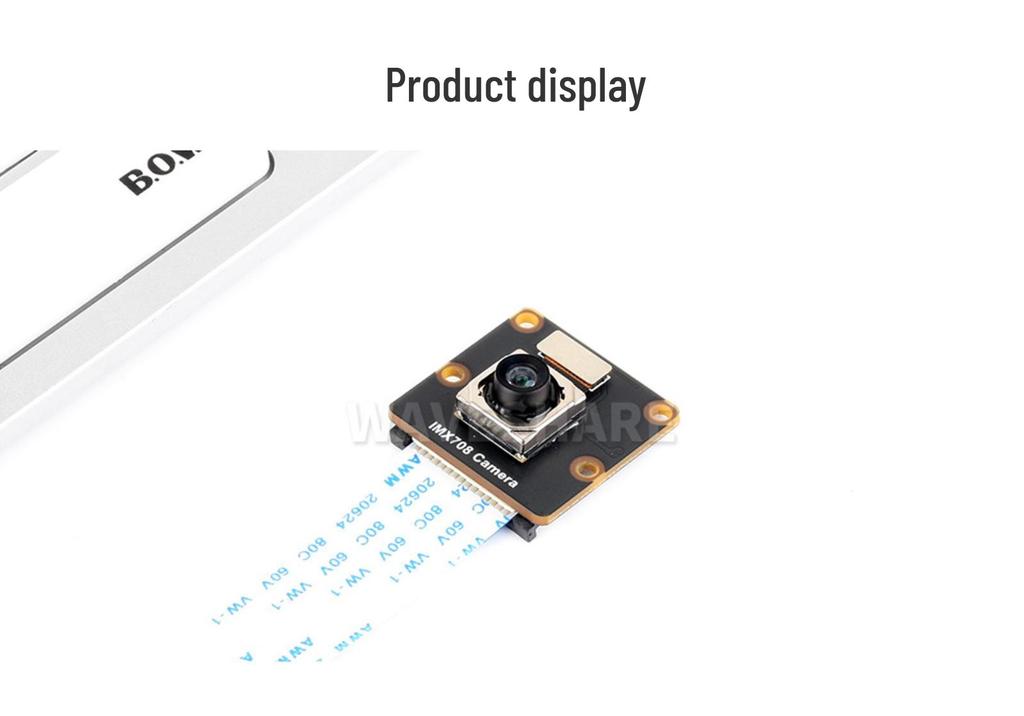 12-мегапиксельная камера Sony IMX708 с автофокусом, угол обзора 120°, совместима с Raspberry Pi