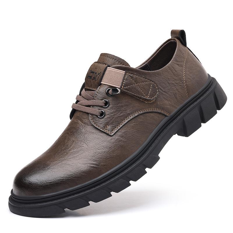 Men'S Shoes Men'S Leather Shoes Outdoor Casual Business Shoes British Comfortable Versatile British Style Tooling Shoes