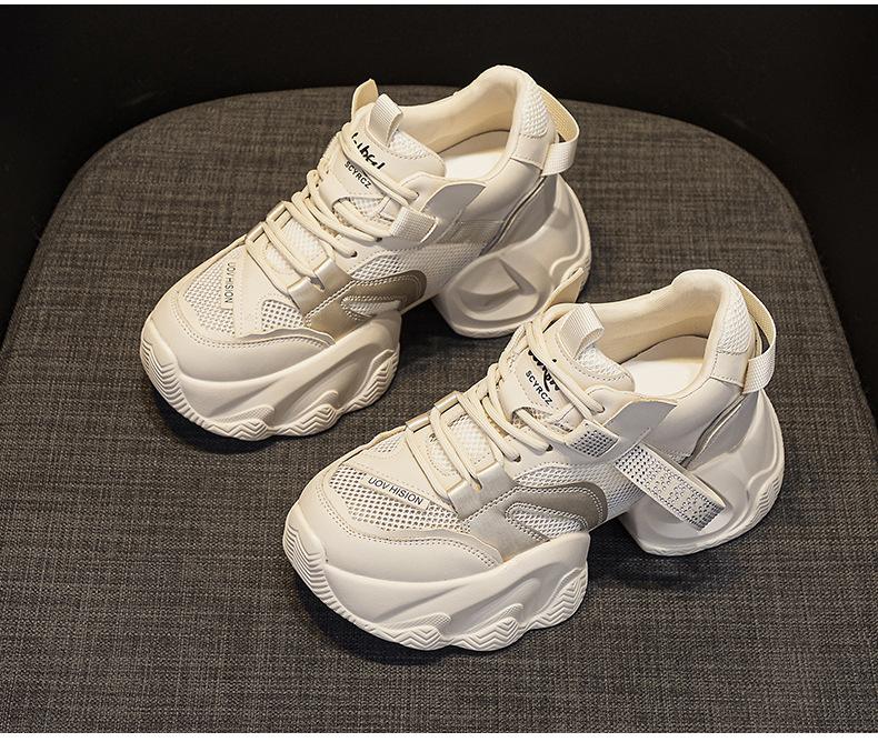 Поп-туфли с толстой подошвой повседневная модная студенческая обувь женская обувь