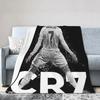CR7 Криштиану Роналду Одеяла Мягкое Теплое Фланелевое Плед Одеяло Постельное белье для Кровати Гостиной Пикника Путешествий Дома Дивана
