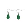 Серьги Hetian Jade Orchid в стиле ретро, классические серьги-крючки с изумрудом, нежный темперамент, элегантные женские серьги-цветы