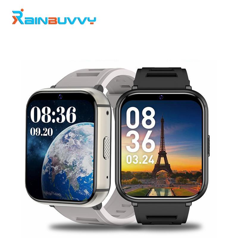 Rainbuvvy Q668 4G Умные часы-телефон 1,99-дюймовый экран Android 9.0 Четырехъядерный 2 ГБ ОЗУ 16 ГБ ПЗУ 930 мАч Wi-Fi 5 МП Двойная камера Изысканные часы