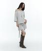 Rough Neck Waist Tie Dress