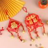 The Year Of The Loong New Year Spring Festival Decoration Pendant Car Festive Fuzi Wind Bell Pendant