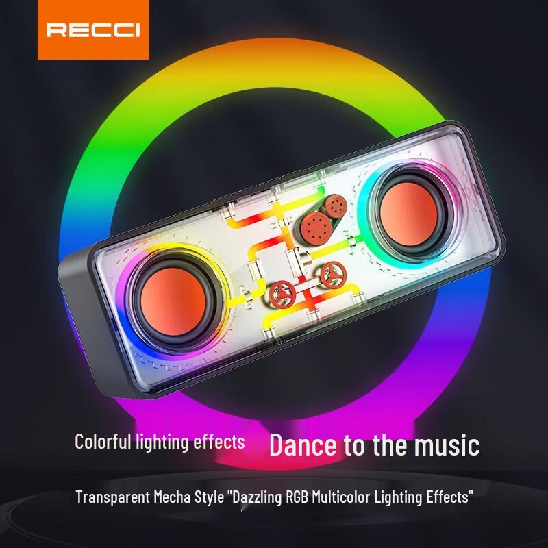 Recci RSK-W38 RGB HIFI Bluetooth Speaker