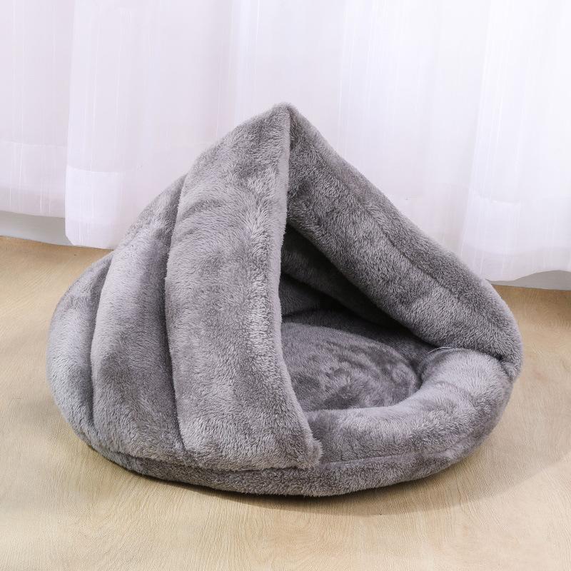 Pet Slipper Style Creative Dog Kennel In Winter Thickened Warm Pet Cat Mat Cat Sleeping Bag Cat Supplies