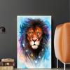 Color Lion Animal Print Wall Pictures for Living Room Cuadros Decoracion Salon  Canvas Wall Art Back To The Future Paris