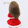 MDD Compatible Christmas Cape Cloak Red White Collar Velvet Material 40cm Doll BJD Doll Clothes [Petite Marie] 1/3 [Petite Marie] [No.0205]