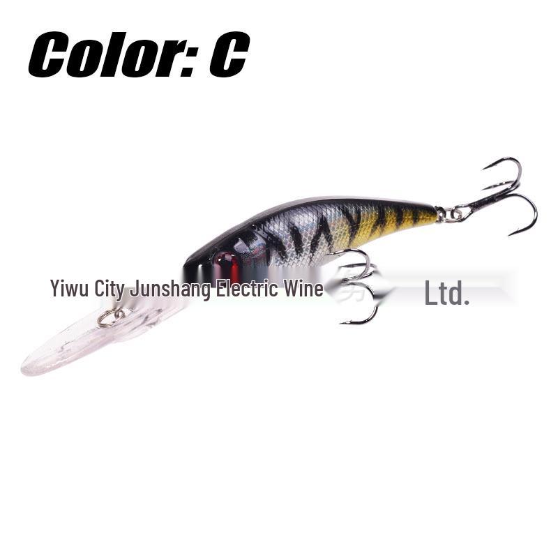 Набор воблеров Bionic Minnow для глубоководной рыбалки - Плавающий твердый искусственный воблер для дальнего заброса