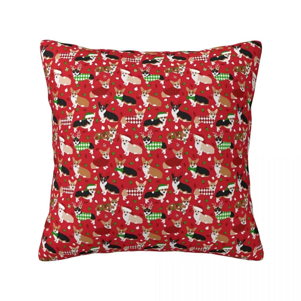 Наволочка Корги Боба Милый принт собаки Спальня Молния Весна Универсальный чехол